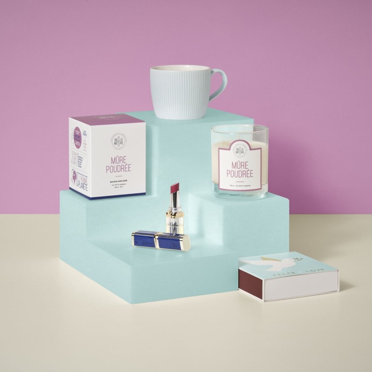 Bougie parfumée mûre poudrée (190g)