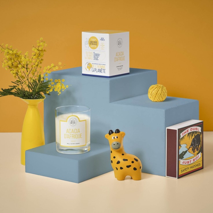 Bougie parfumée acacia d'Afrique (190g)