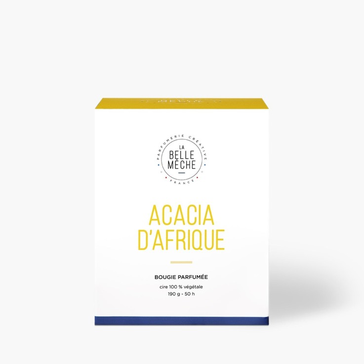 Bougie parfumée acacia d'Afrique (190g)