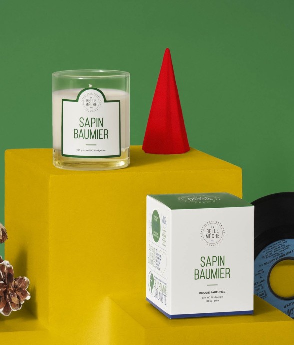 Bougie parfumée sapin...