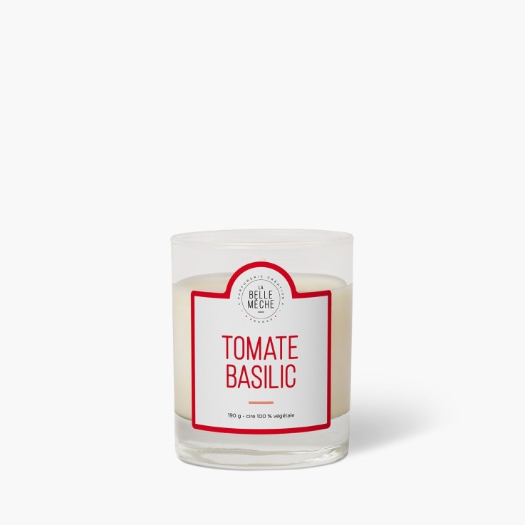 Bougie parfumée tomate basilic (190g)