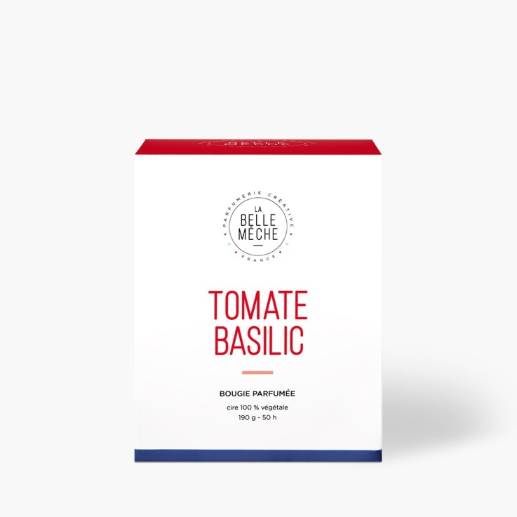 Bougie parfumée tomate basilic (190g)