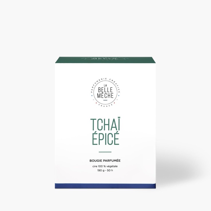 Bougie parfumée tchaï épicé (190g)