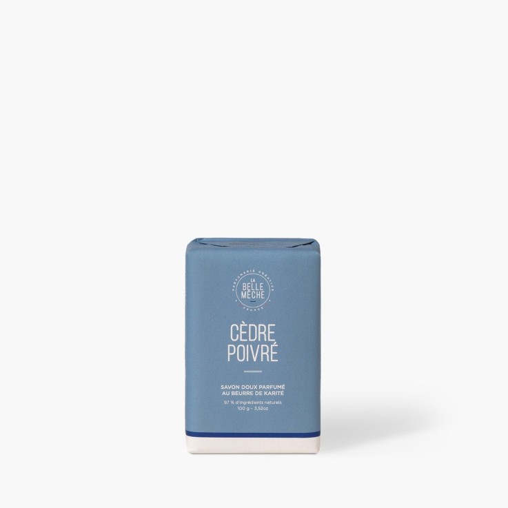 Savon solide parfumé cèdre poivré (100g)