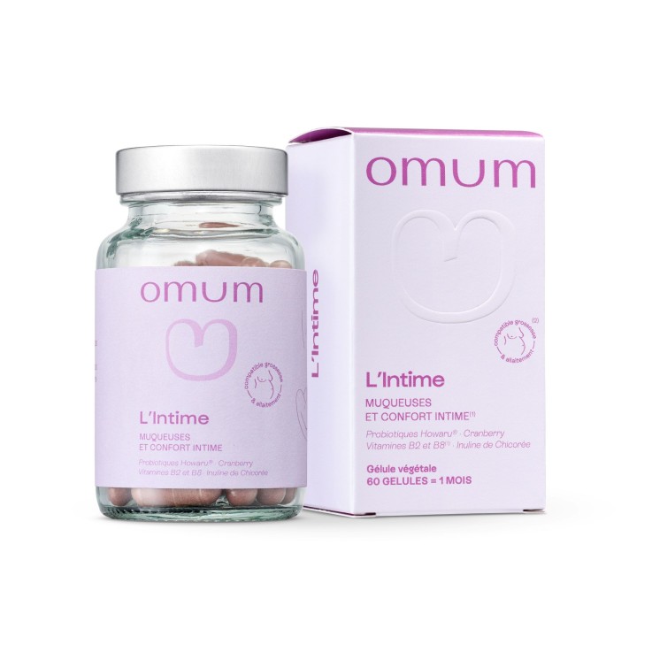 Complément alimentaire Confort Intime et Urinaire Probiotiques L'Intime (60 gélules) Naturel