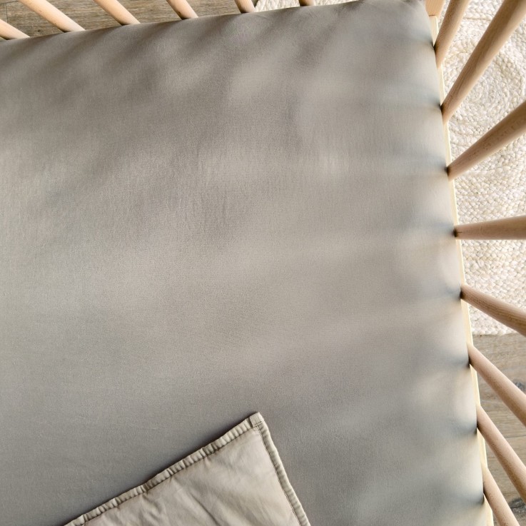 Drap housse pur Coton Bio pour lit bébé