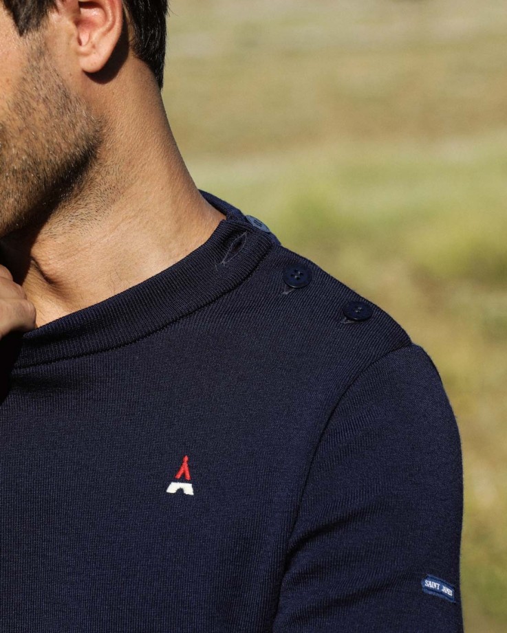 Pull Philibert Maison FT x Saint James Laine mérinos
