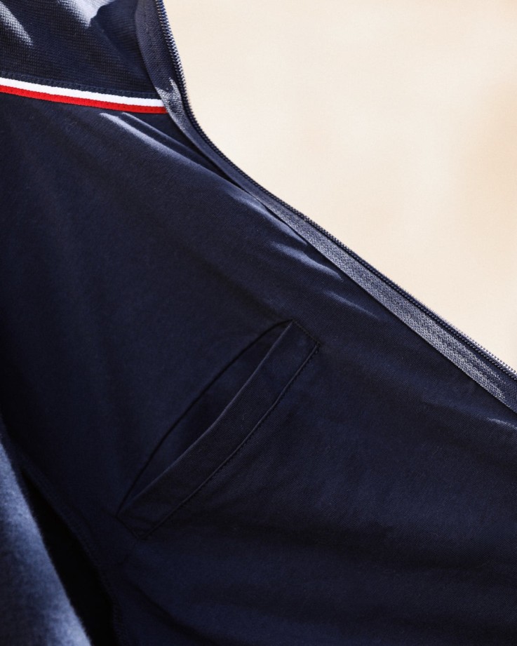 Veste zippée Léandre Maison FT x Saint James Coton Bio