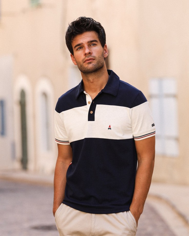 Polo Tancrède Maison FT x Saint James Coton bio