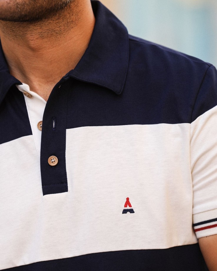 Polo Tancrède Maison FT x Saint James Coton bio