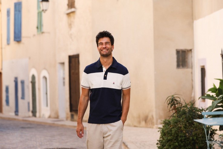 Polo Tancrède Maison FT x Saint James Coton bio