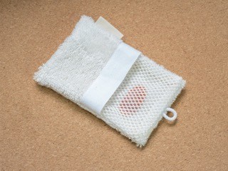 Gant de toilette 2en1