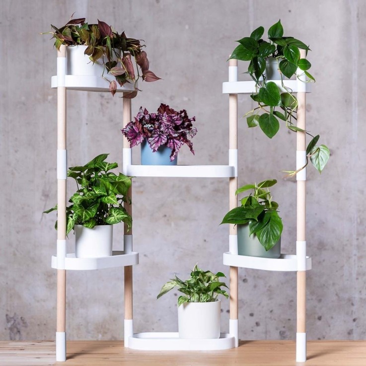 Étagère pour plantes à 6 plateaux