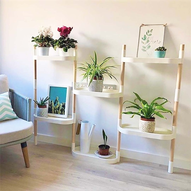 Étagère pour plantes à 6 plateaux