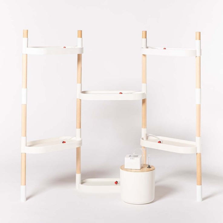 Étagère pour plantes à 6 plateaux - arrosage auto