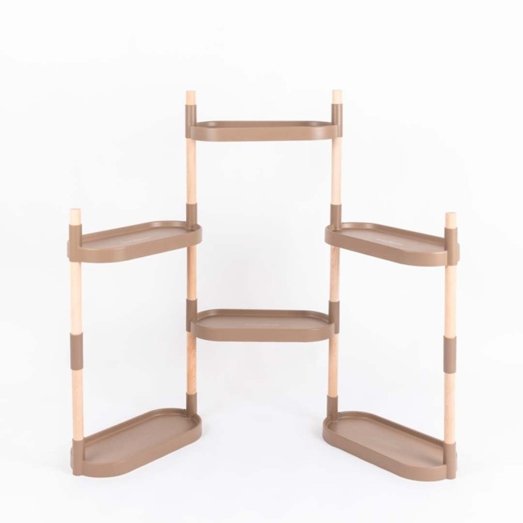 Étagère pour plantes à 6 plateaux