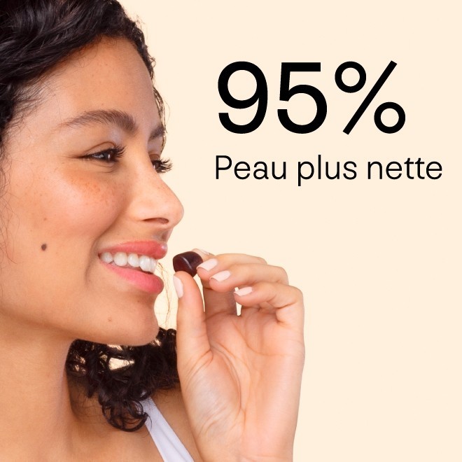 Gummies peau nette anti-imperfections goût cassis Vegan (30jours)