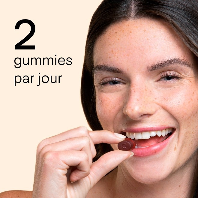 Gummies peau nette anti-imperfections goût cassis Vegan (30jours)