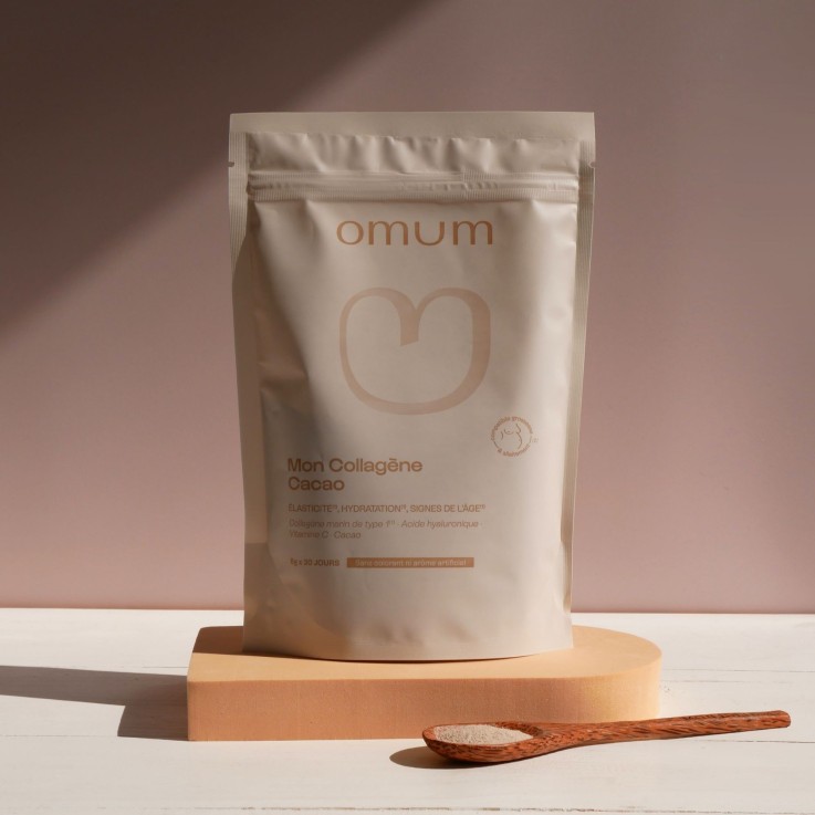 Complément alimentaire Mon Collagène Cacao Elasticité, Hydratation de la peau et Signes de l'âge (180 gr)