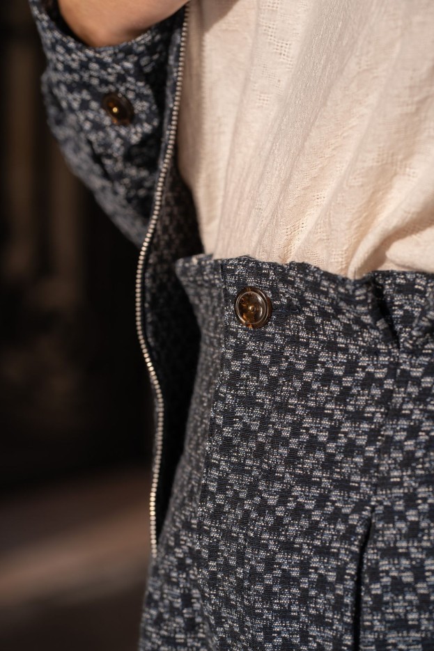 Short jacquard taille haute Eivissa Matière recyclée