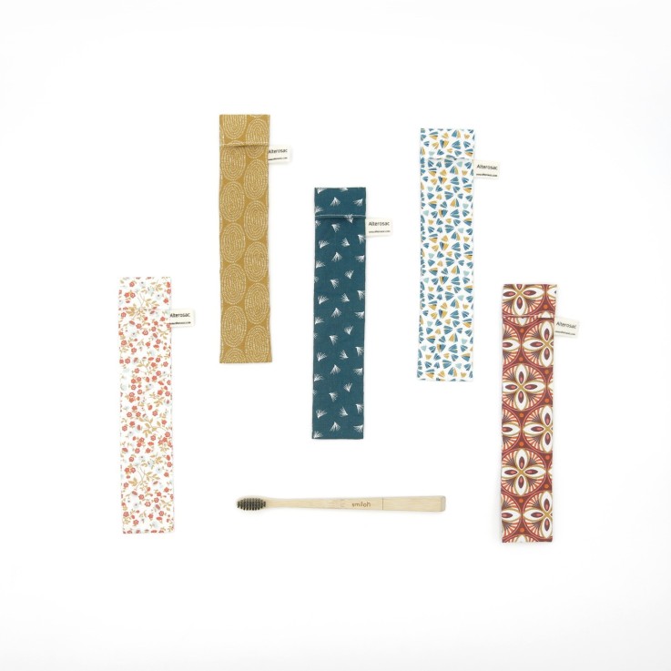Pochette à brosse à dents en Coton