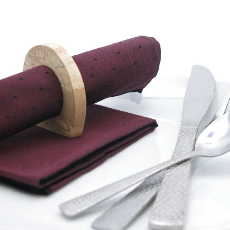 Serviettes de table en Coton Bio x 2