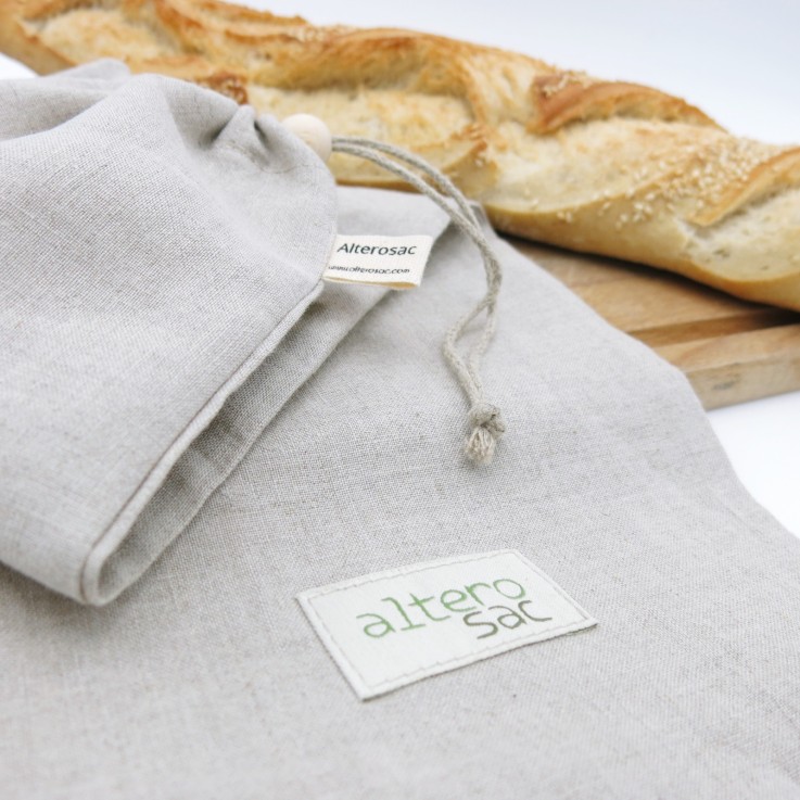 Sac à baguette en Lin Bio