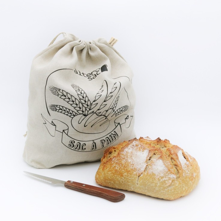Sac à pain en Lin Bio