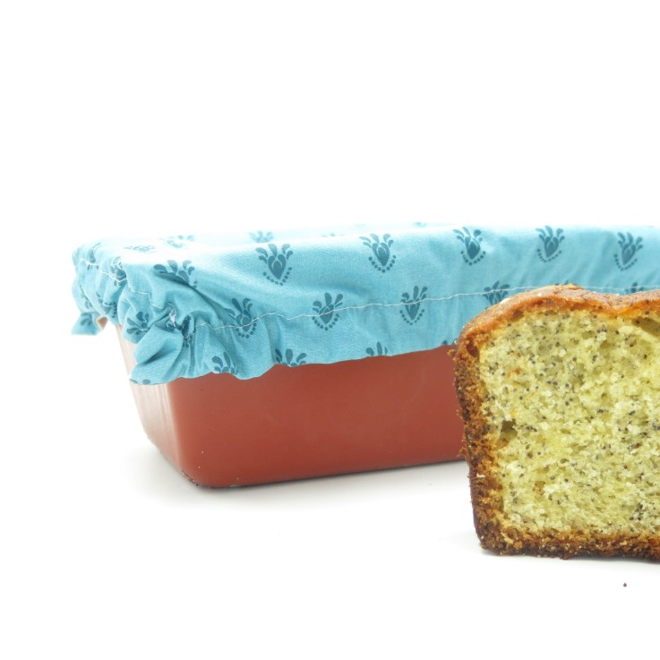 Recouvre plat à cake en Coton enduit