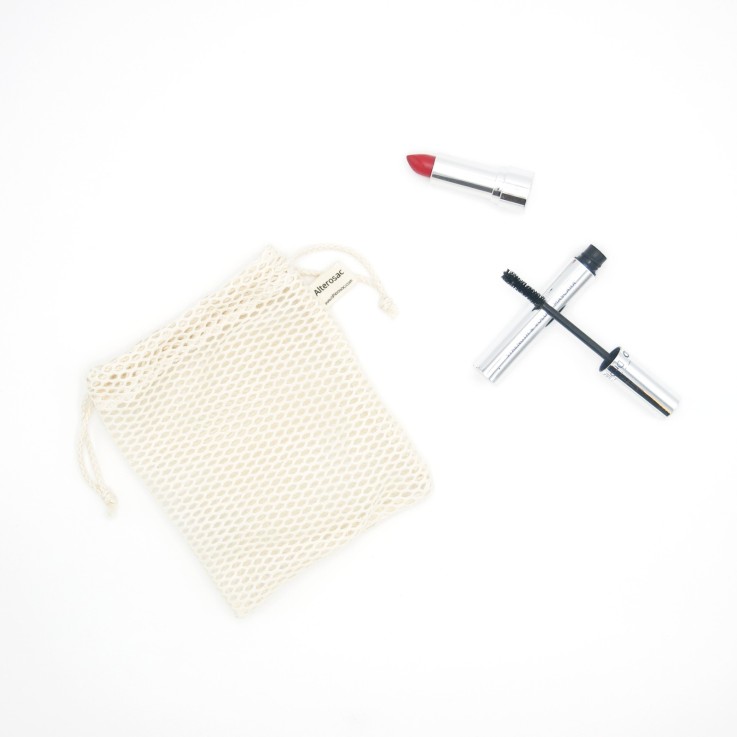 Filet de rangement pour Cotons et savon en Coton Bio