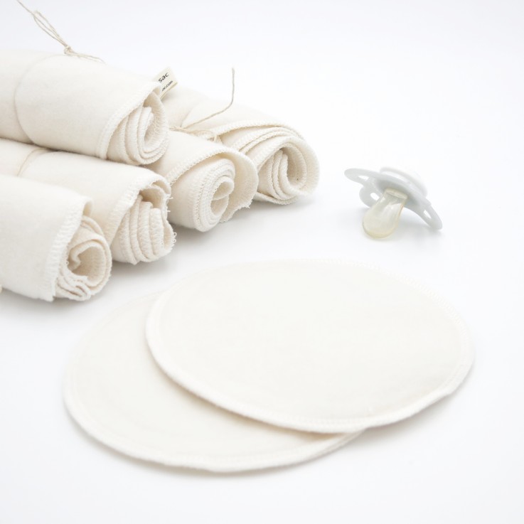Lingettes lavables en Coton Bio x 5 (M)
