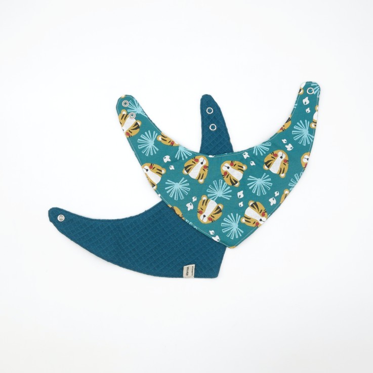 Bavoir bandana en Coton