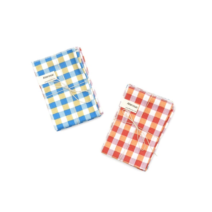 Mouchoirs lavables en Coton Bio x 4 (S)
