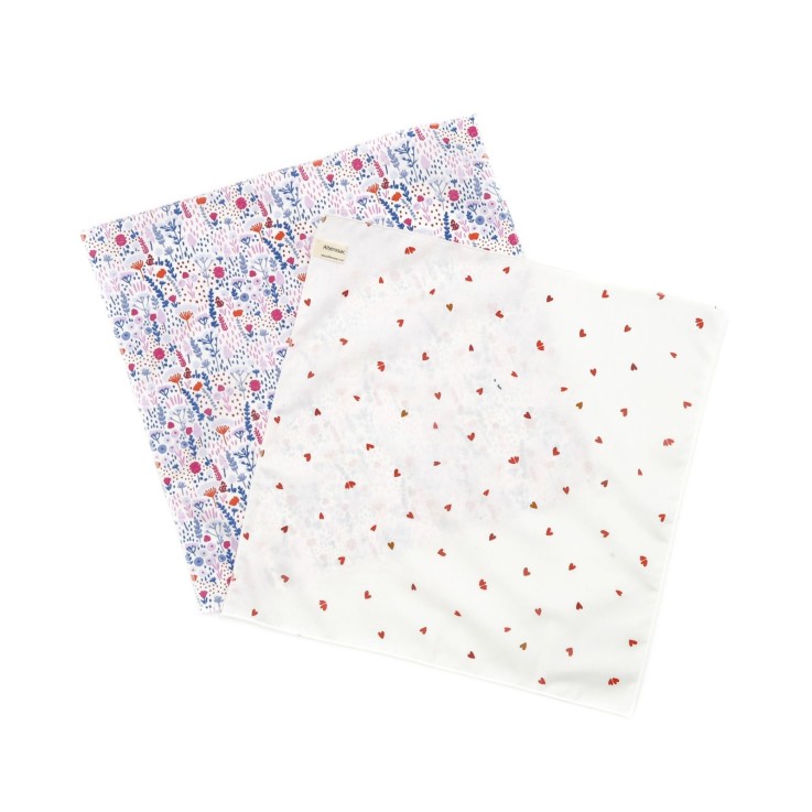 Mouchoirs lavables en coton x 2 (L)