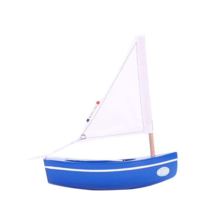 Bateau en Bois Bachi de 17 cm Artisanat Breton