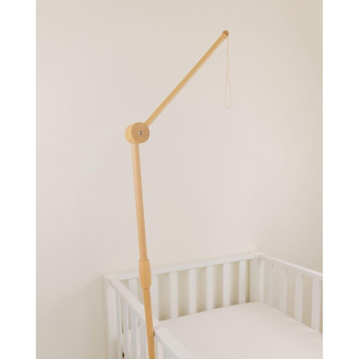 Support Ajustable pour mobile bébé en bois