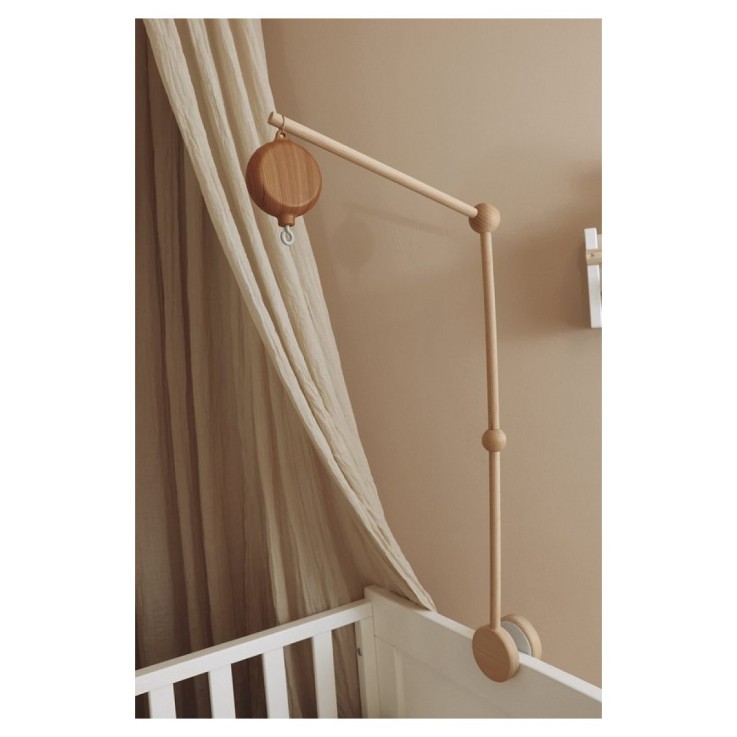 Support Fixe pour mobile de bébé en bois - 60 cm