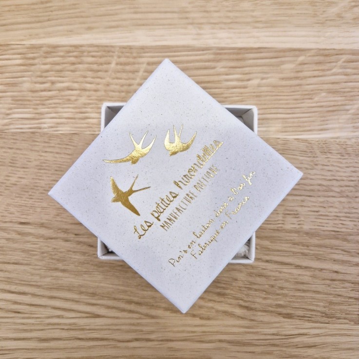 Pin’s laiton doré – Hirondelle