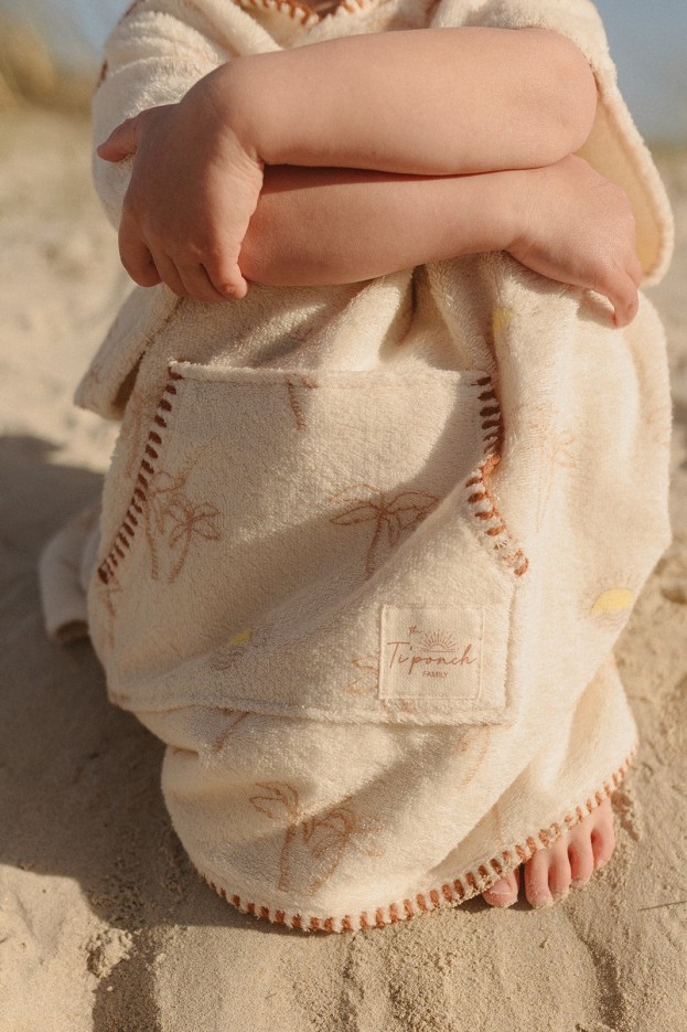 Poncho Sunny Coton Bio