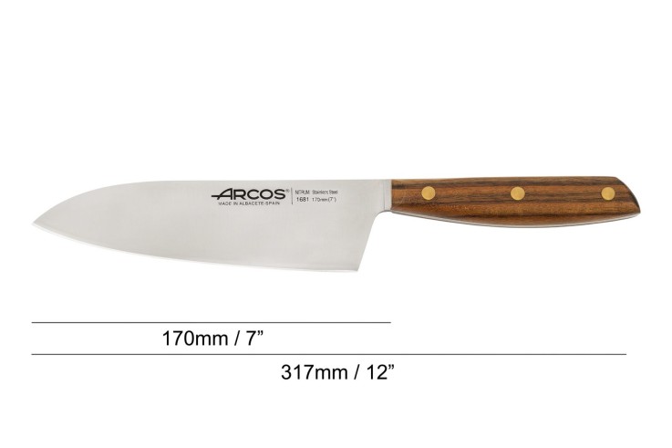 Couteau Deba Nórdika Acier inoxydable (inox) 17 cm