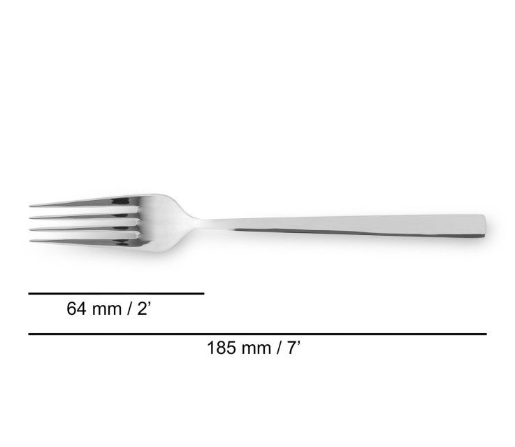 Fourchette à Dessert Série Capri Acier inoxydable (inox) 18,5 cm