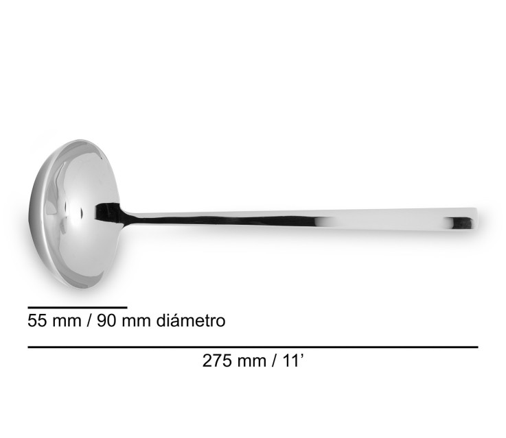 Louche à Soupe Série Capri Acier Inoxydable (inox) 27,5 cm