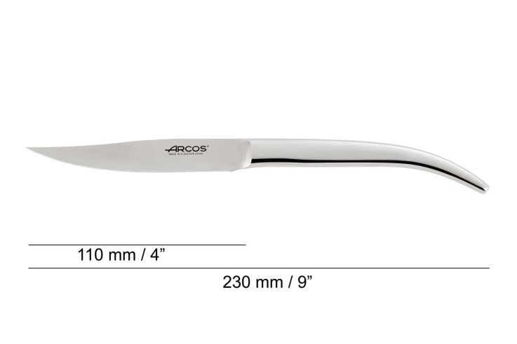 Couteau à steak fil lisse The Origin inox Acier Inoxydable (inox) 23 cm
