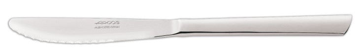 Couteau Table Micro-cranté Série Toscana Acier Inoxydable (inox) 11 cm