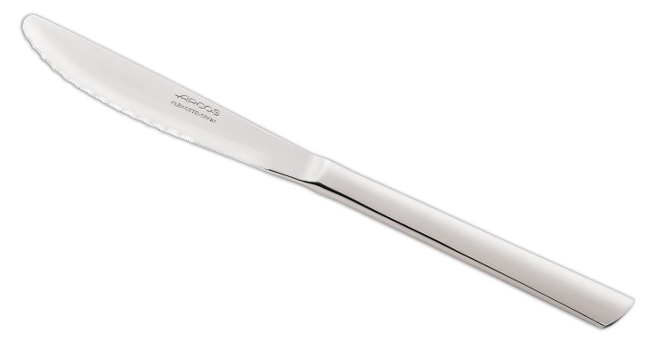 Couteau Table Micro-cranté Série Toscana Acier Inoxydable (inox) 11 cm