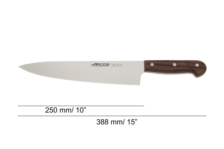 Couteau Cuisine Série Atlántico Acier inoxydable (inox) 25 cm