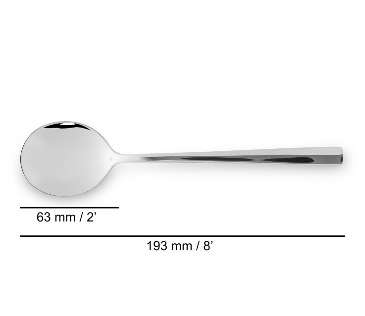 Cuillère à Salade Série Capri Acier inoxydable (inox) 19 cm