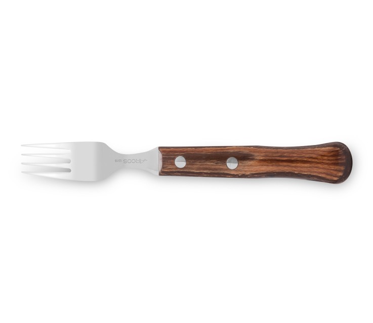 Fourchette à steak en bois de hêtre Acier inoxydable (inox) 20,6 cm