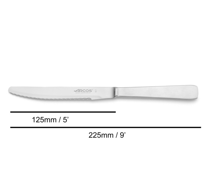Couteau de Table Acier inoxydable (inox) lame 12,5 cm