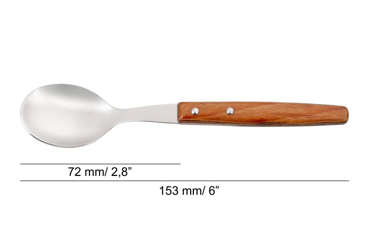 Cuillère Lunch Série Gregorio Arcos Acier inoxydable (inox) 15 cm
